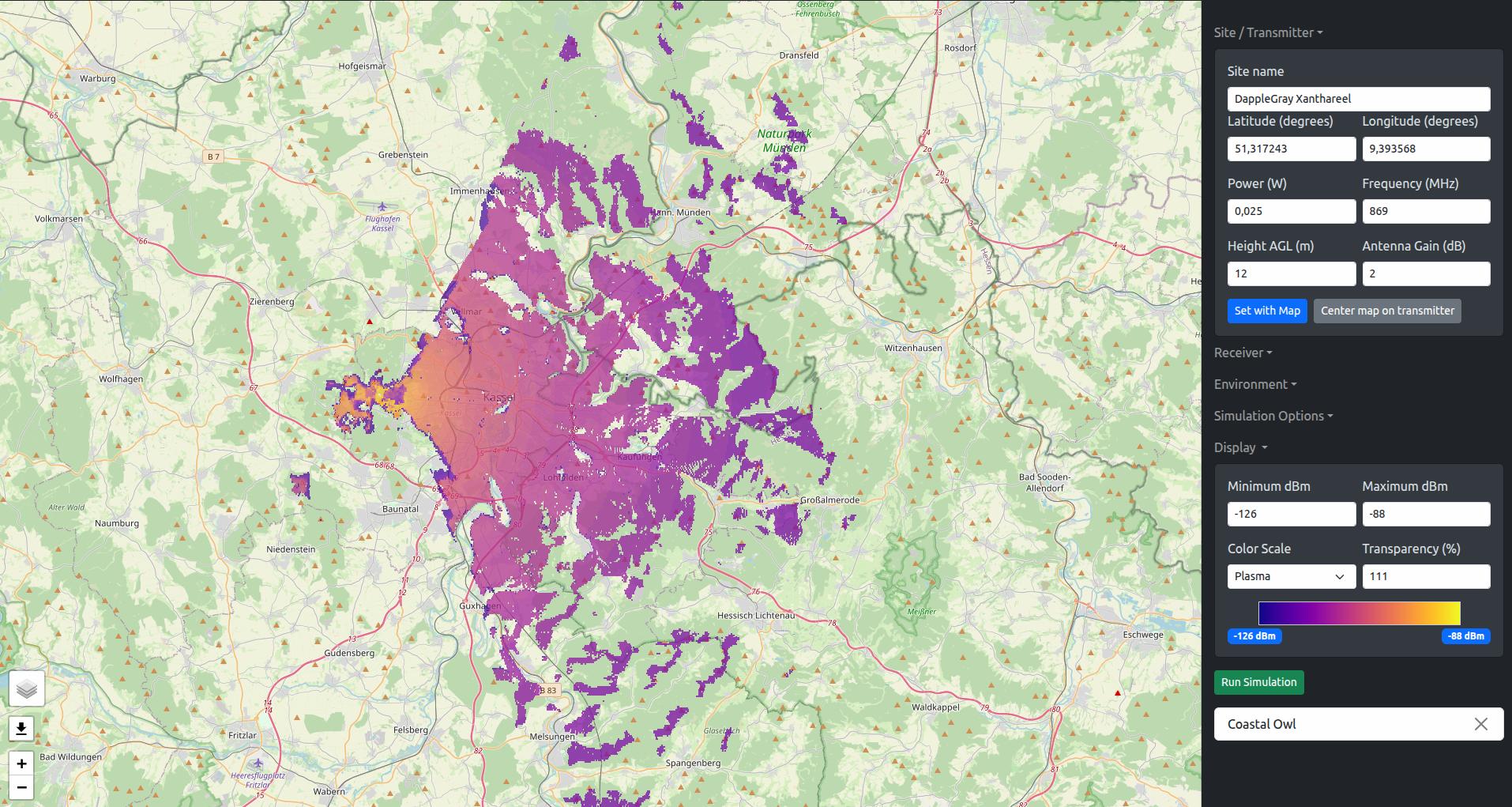 Simulation HF Ausbreitung